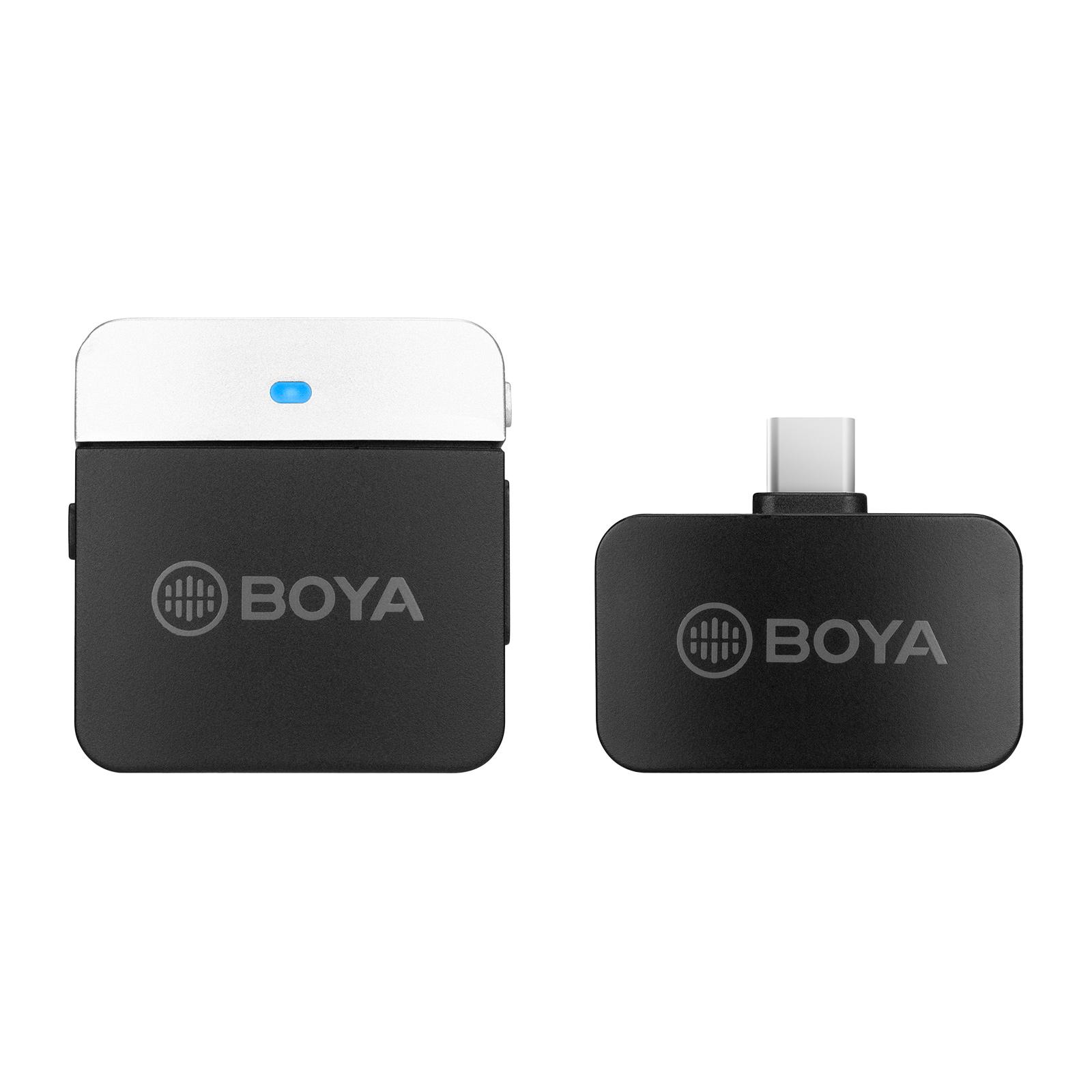 BOYA BY-M1LV-U Беспроводная микрофонная система 2,4 ГГц, передатчик + приемник, мини-микрофон для записи с чёрный
BOYA BY-M1LV-U Беспроводная микрофонная система 2,4 ГГц, передатчик + приемник, мини-микрофон для записи с чёрный