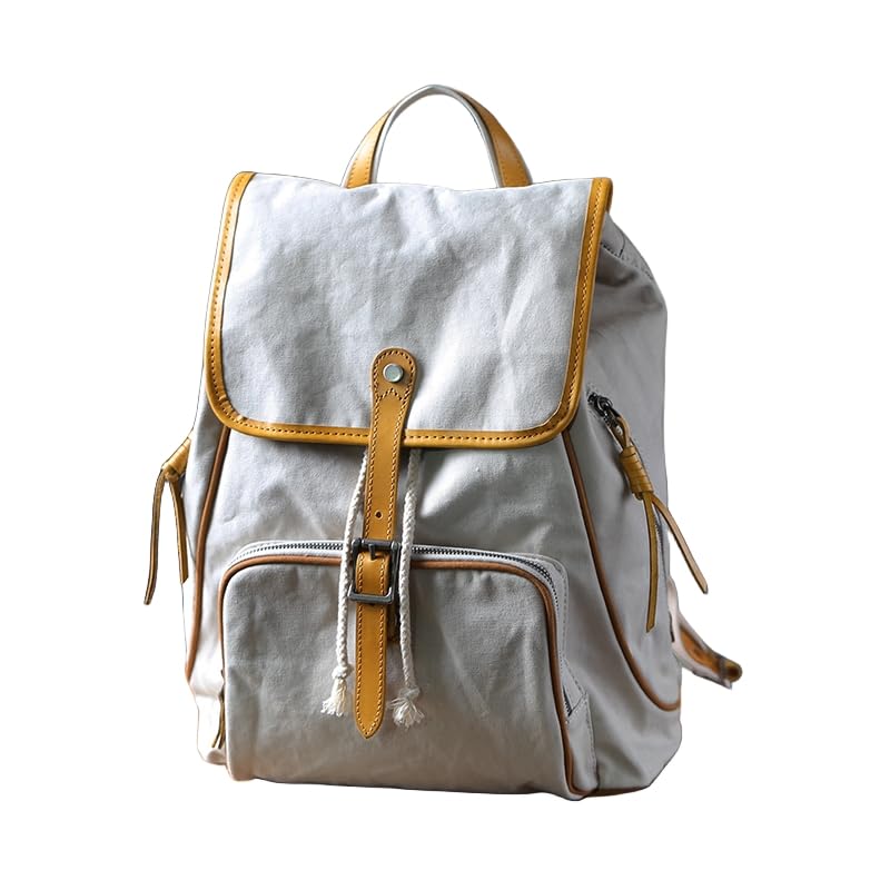 IOKI HAMPU(Ioki) hump) Canvas x genuine leather backpack Fits a 15.6 inch laptop water repellent backpack mothers bag (white)
IOKI HAMPU(Ioki) hump) Canvas x genuine leather backpack Fits a 15.6 inch laptop water repellent backpack mothers bag (white)