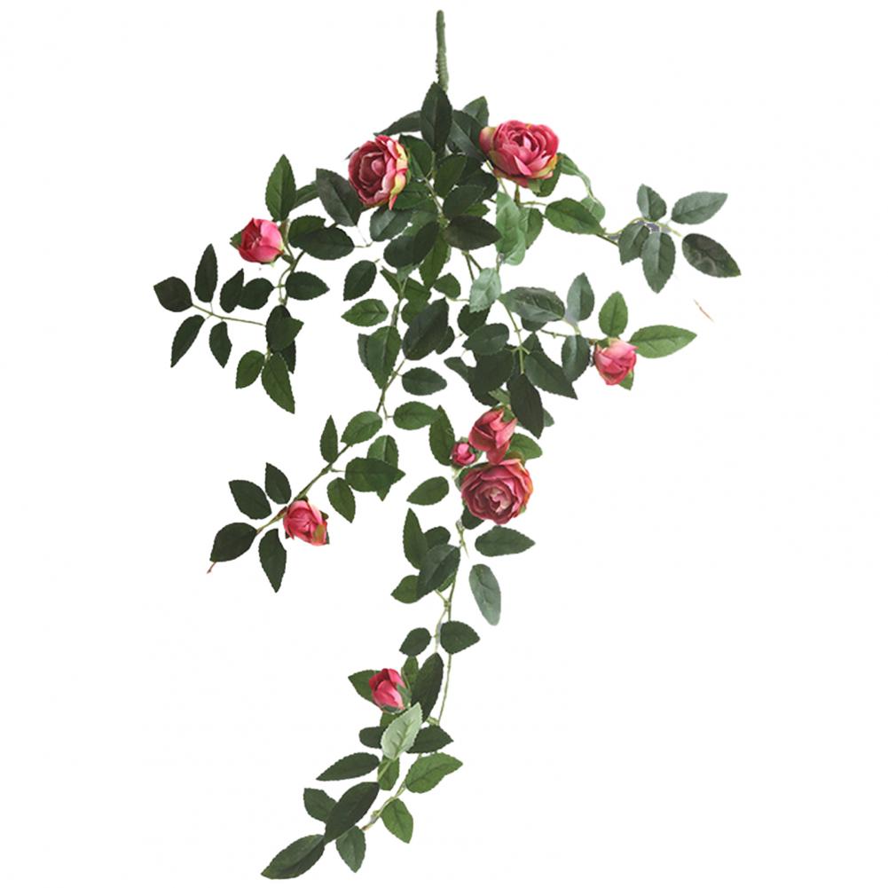 Faux Silk Flowers Simulated Realistic Hanging Artificial Rose Garland Green Plant Wall Fence For Home Birthday Wedding Decor
Faux Silk Flowers Simulated Realistic Hanging Artificial Rose Garland Green Plant Wall Fence For Home Birthday Wedding Decor