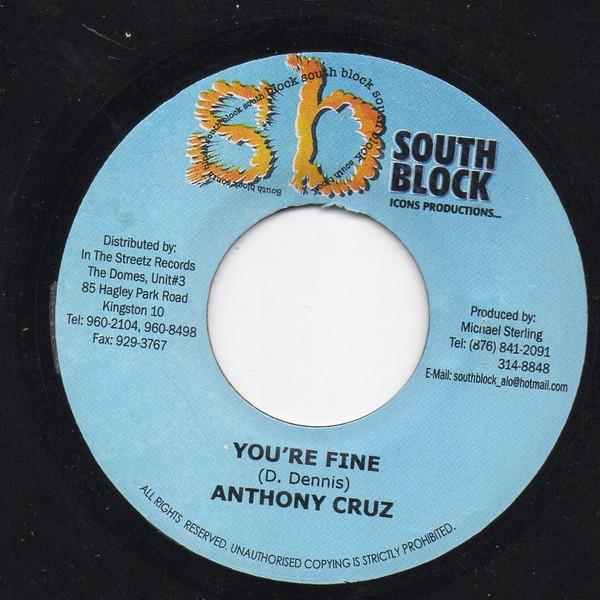 7-дюймовая пластинка ANTHONY CRUZ / HAWKEYE - You re Fine / No Noise Please NONE South Block 2004 Ямайка Регги, Ска и Даб Б/У
7-дюймовая пластинка ANTHONY CRUZ / HAWKEYE - You re Fine / No Noise Please NONE South Block 2004 Ямайка Регги, Ска и Даб Б/У