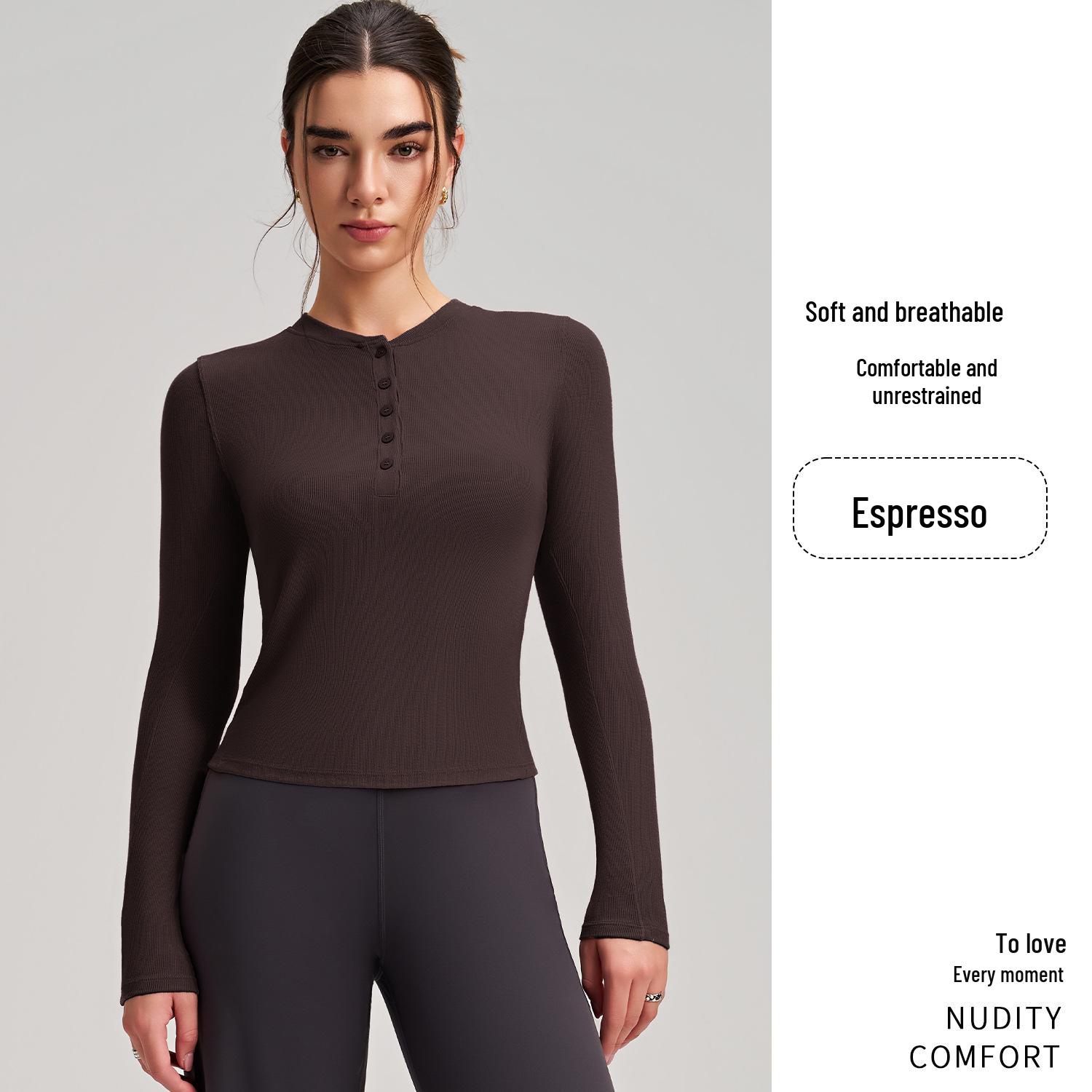 2026 New Slimming Long-Sleeve Henley Shirt for Sports, Yoga, and Running Small
2026 New Slimming Long-Sleeve Henley Shirt for Sports, Yoga, and Running Small