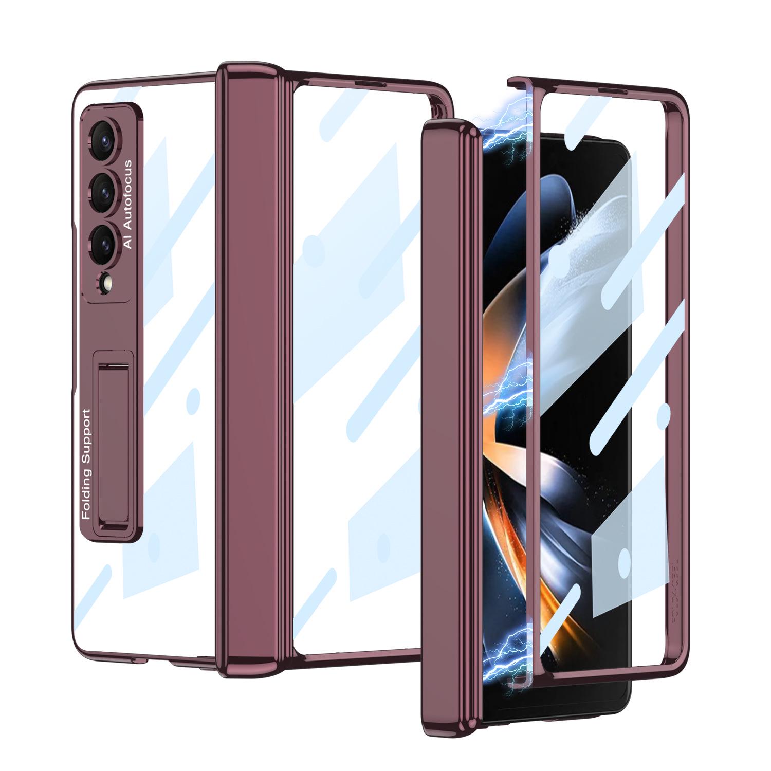 Samsung Z Fold 4 Transparent Magnetic Stand Case with Electroplated Phantom Design Samsung Z Fold 4
Samsung Z Fold 4 Transparent Magnetic Stand Case with Electroplated Phantom Design Samsung Z Fold 4