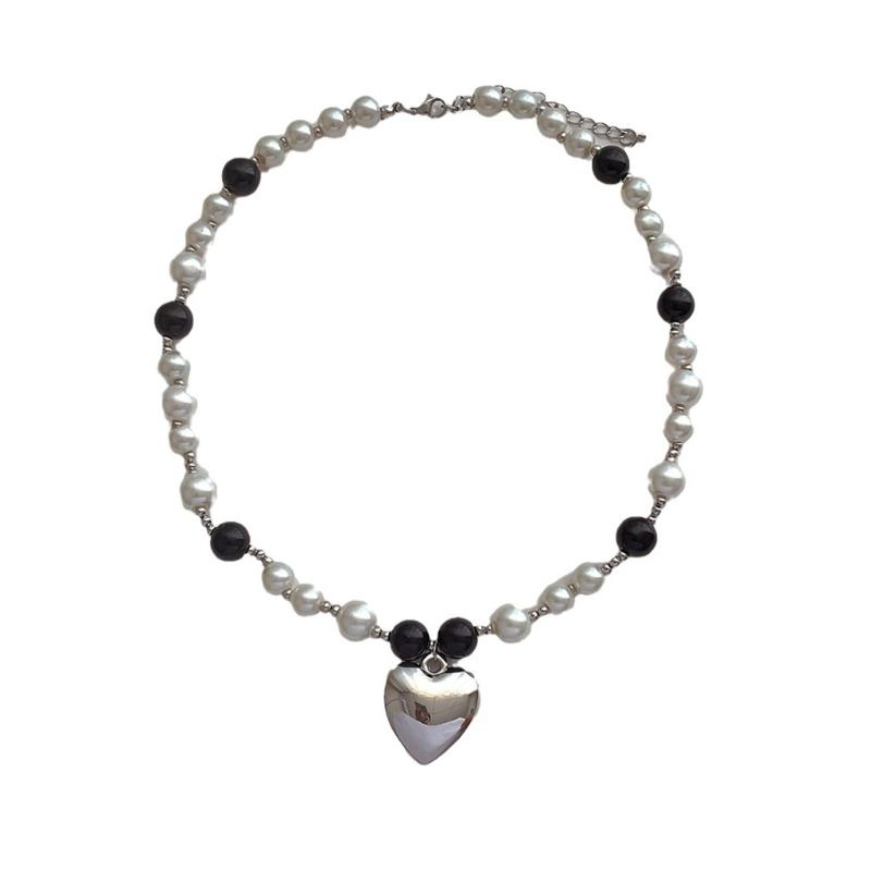 Y2K Pearl Bead Chain Necklace 3D Heart Choker Necklace for Women Summer Jewelry Heart Clavicle Chain Necklace Teen Girl 1
Y2K Pearl Bead Chain Necklace 3D Heart Choker Necklace for Women Summer Jewelry Heart Clavicle Chain Necklace Teen Girl 1