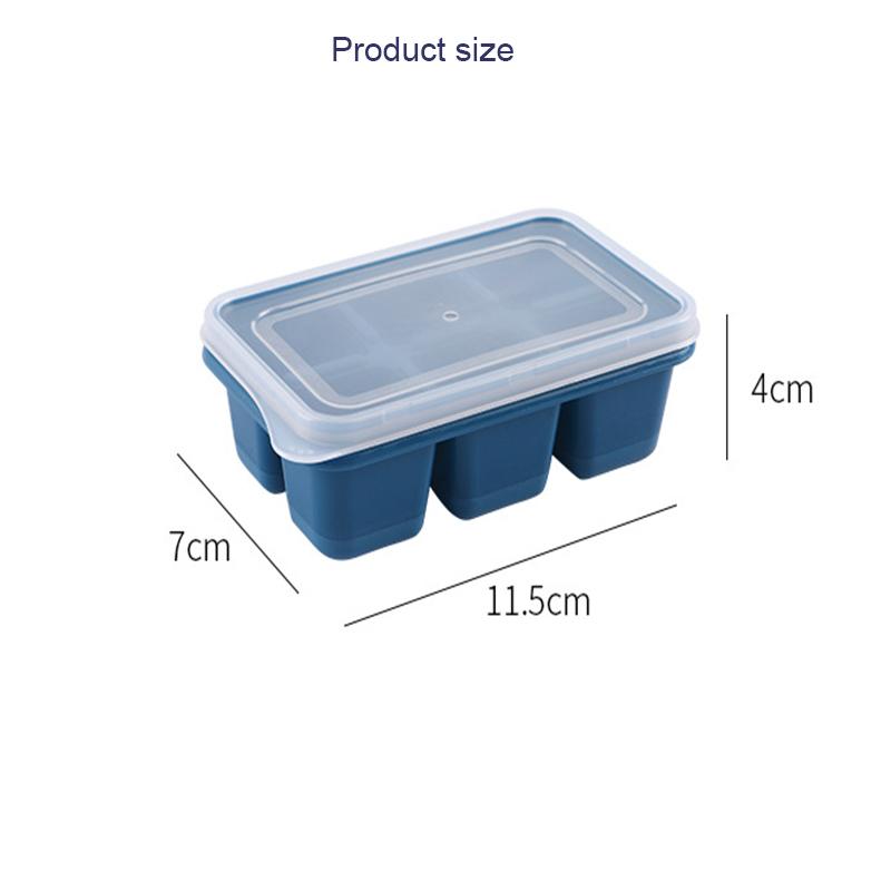 1Pack Silicone Ice Cube Trays with No-Spill Lids, Easy-Release, for Freezer, Whiskey, Cocktails, Baby Food, and Drinks - 6 Cubes 1 PCS
1Pack Silicone Ice Cube Trays with No-Spill Lids, Easy-Release, for Freezer, Whiskey, Cocktails, Baby Food, and Drinks - 6 Cubes 1 PCS