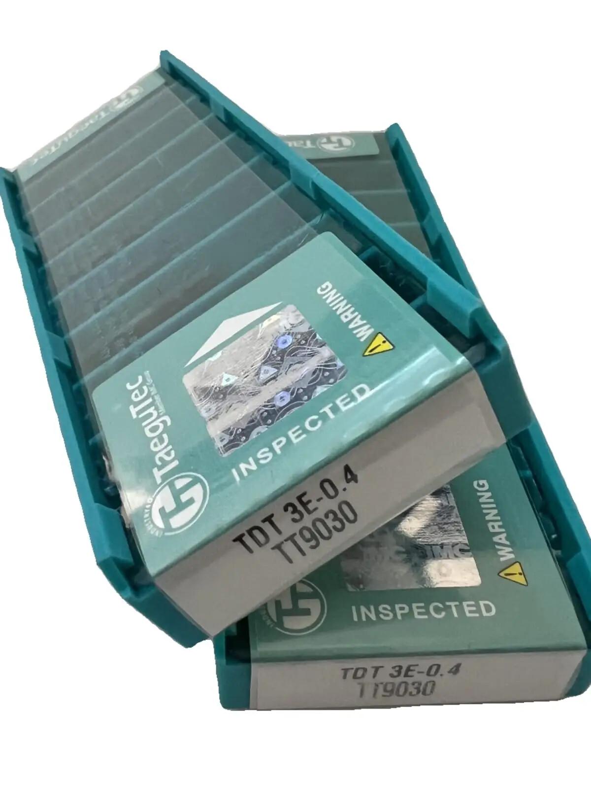 TaeguTec / TDT3E-0.4 TT9030 /Original genuine CNC alloy blade 10 PCS
TaeguTec / TDT3E-0.4 TT9030 /Original genuine CNC alloy blade 10 PCS