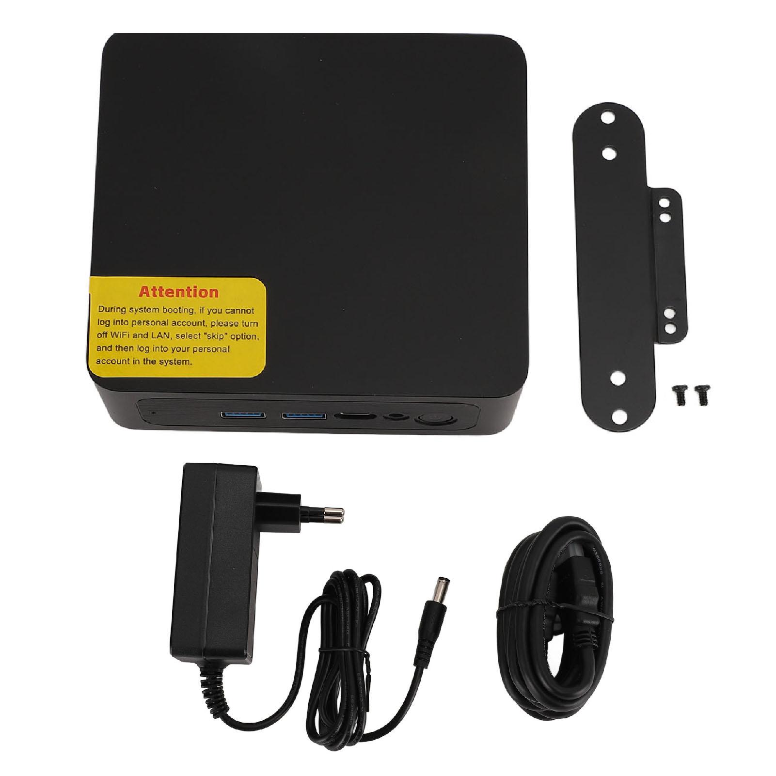 Small Desktop Computer I3 1215U Processor DDR4 2666MHz WiFi 6E BT 5.2 Micro PC with Type C USB3.2 EU Plug
Small Desktop Computer I3 1215U Processor DDR4 2666MHz WiFi 6E BT 5.2 Micro PC with Type C USB3.2 EU Plug