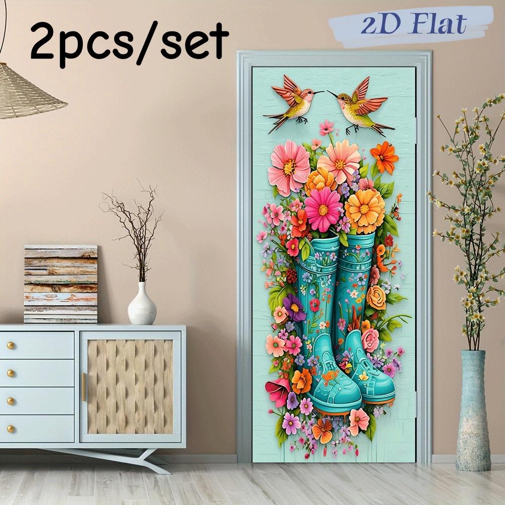 2pcs Spring Flower Rain Boots Wall Stickers Creative Home Decoration Stickers Children s Room Bedroom Living Room Entrance Wall (as the picture,38.5x200cmx2)
2pcs Spring Flower Rain Boots Wall Stickers Creative Home Decoration Stickers Children s Room Bedroom Living Room Entrance Wall (as the picture,38.5x200cmx2)