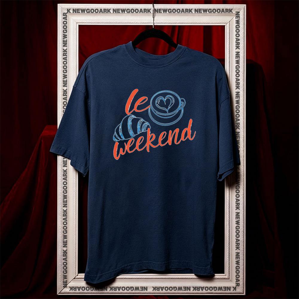 Le Weekend Coffee Croissant shirt Women Unisex Casual cotton printed t shirts Adult fashion ropa hombre Breathable Shortsleev S
Le Weekend Coffee Croissant shirt Women Unisex Casual cotton printed t shirts Adult fashion ropa hombre Breathable Shortsleev S