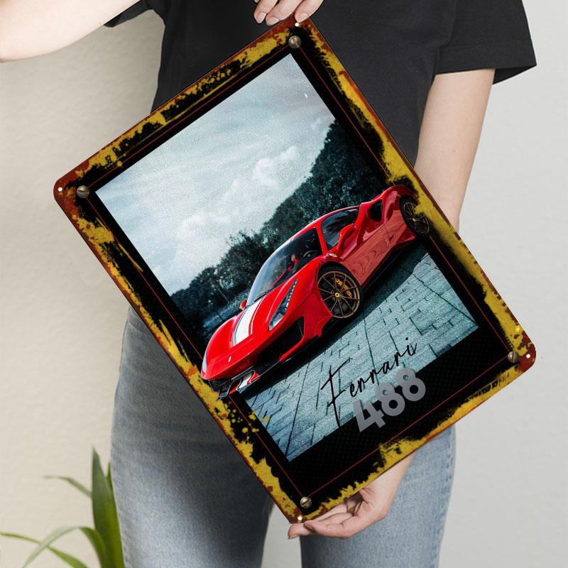 Ferrari 488 Жестяные таблички Автомобильный плакат Настенный декор Изготовленная на заказ металлическая табличка для настенного художественного оформления Украшения для дома Бар Предметы домашнего декора 20x30cm(7.8x11.8inch)
Ferrari 488 Жестяные таблички Автомобильный плакат Настенный декор Изготовленная на заказ металлическая табличка для настенного художественного оформления Украшения для дома Бар Предметы домашнего декора 20x30cm(7.8x11.8inch)