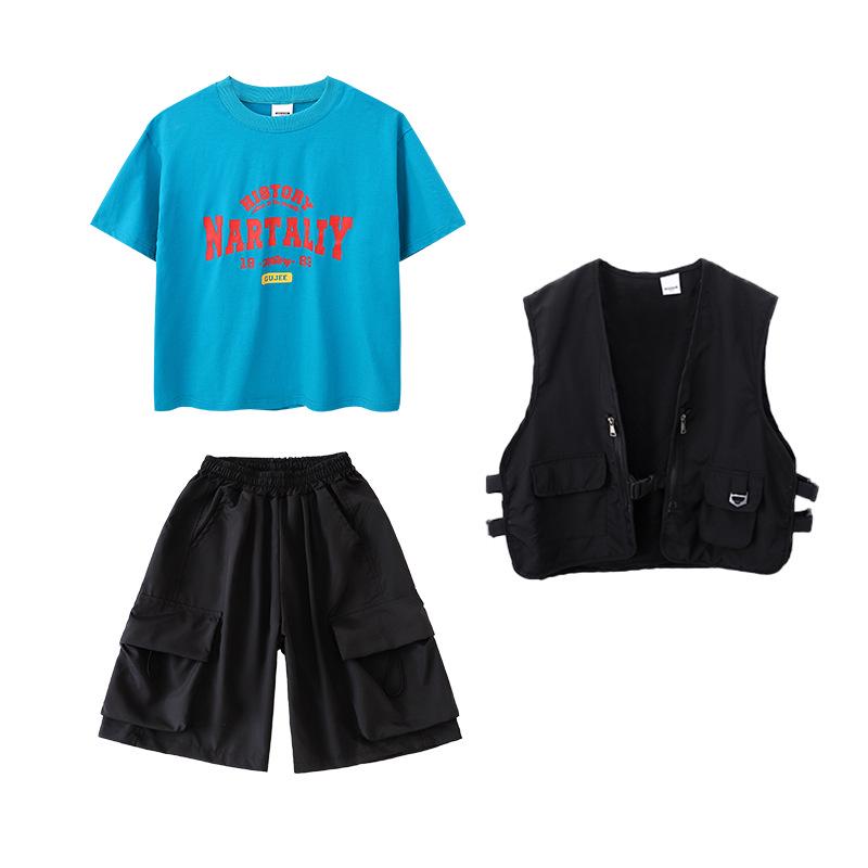 Костюм для джазового танцю в японському вуличному стилі для дівчаток – Модний хіп-хоп костюм для виступів для дітей 140cm
Костюм для джазового танцю в японському вуличному стилі для дівчаток – Модний хіп-хоп костюм для виступів для дітей 140cm