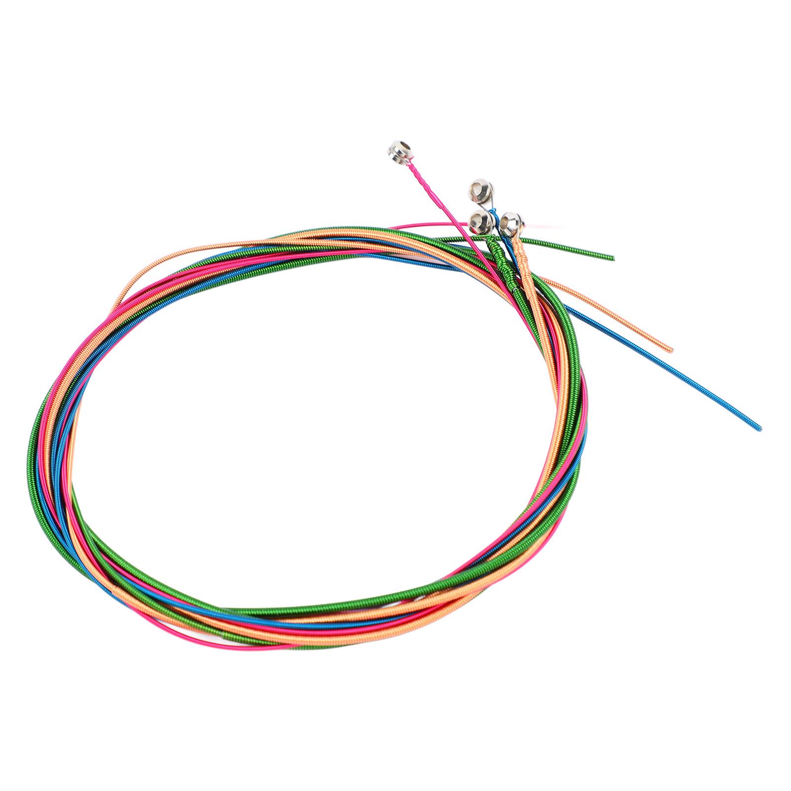 4Pcs Guitar String Kit Stainless Steel Wire Inner Core Electric Bass Colored String for Acoustic
4Pcs Guitar String Kit Stainless Steel Wire Inner Core Electric Bass Colored String for Acoustic
