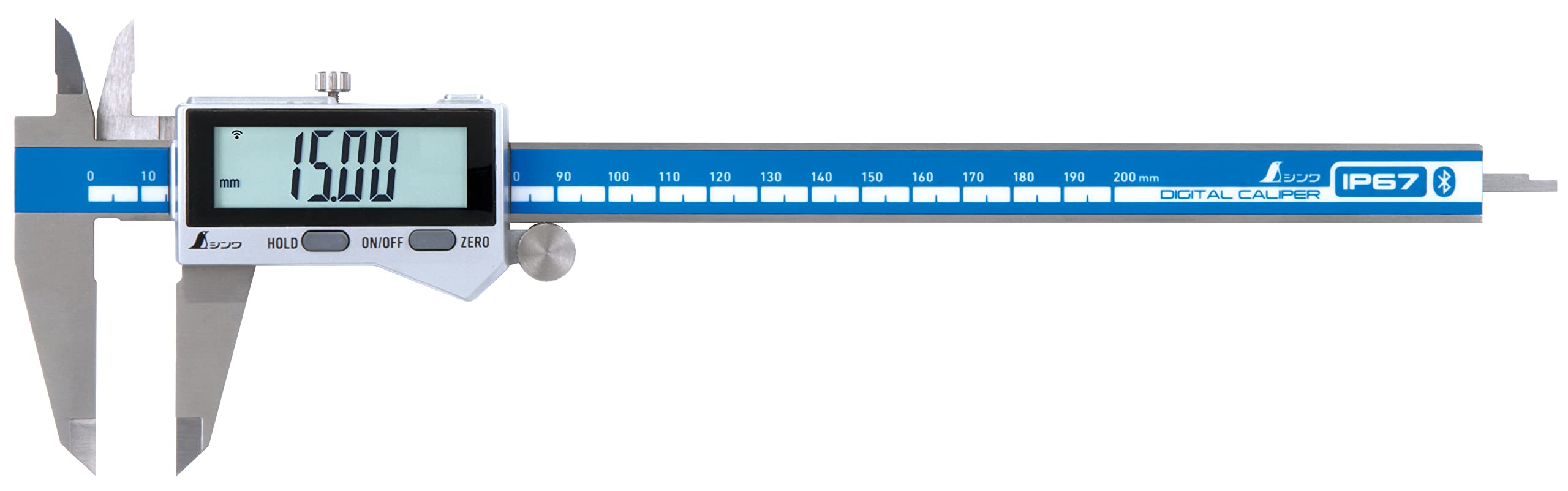 Shinwa Sokutei Digital Caliper Large Character 2 200mm Dustproof and Waterproof with Data Transfer Function 19818
Shinwa Sokutei Digital Caliper Large Character 2 200mm Dustproof and Waterproof with Data Transfer Function 19818