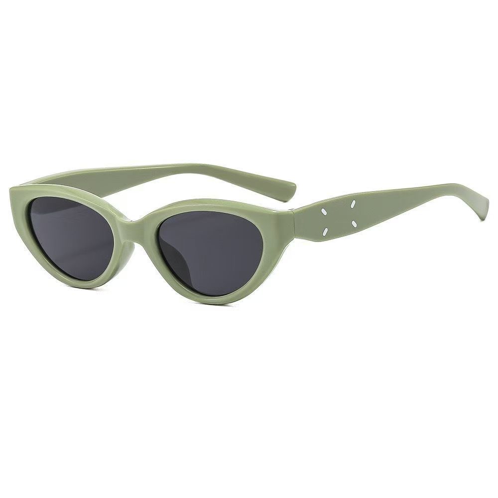 Small Frame Trendy Sunglasses, Sun Protection And Thin, High-End Women S Fashion Outdoor Uv Protection Cat Eye Sunglasses metal hinge
Small Frame Trendy Sunglasses, Sun Protection And Thin, High-End Women S Fashion Outdoor Uv Protection Cat Eye Sunglasses metal hinge