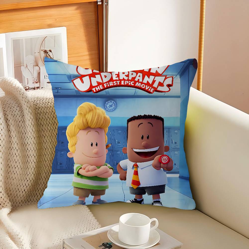 C-Captain U-Underpants Pillow Cover For Bedroom Room And Living Room Sofa Decorative Cushion Cover 16x16Inch
C-Captain U-Underpants Pillow Cover For Bedroom Room And Living Room Sofa Decorative Cushion Cover 16x16Inch