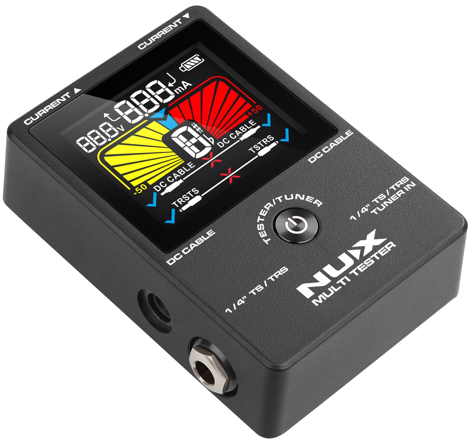 NUX NUX Rechargeable Multi Cable Tester Ideal for checking solderless cables Can check TSTRS cables Can check DC cables Current voltage meter that
NUX NUX Rechargeable Multi Cable Tester Ideal for checking solderless cables Can check TSTRS cables Can check DC cables Current voltage meter that
