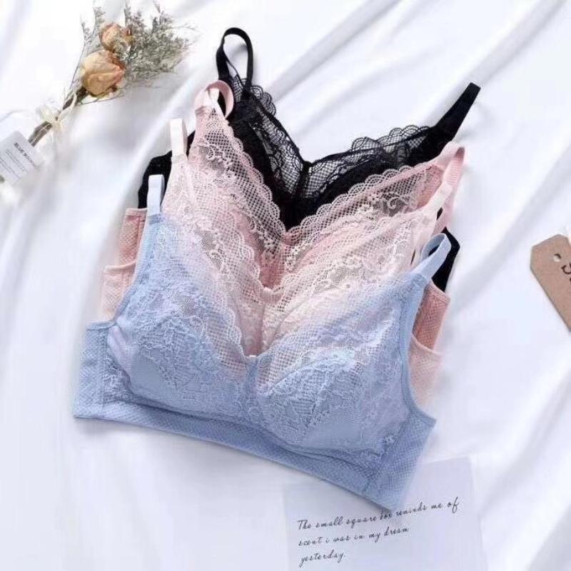 Женское дышащее нижнее белье, кружевной удобный бюстгальтер без бюстгальтера со стальным кольцом
Женское дышащее нижнее белье, кружевной удобный бюстгальтер без бюстгальтера со стальным кольцом