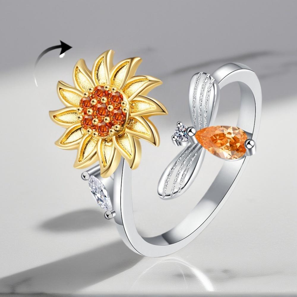 1Pc Sunflower Bee Open Ring, Fresh Natural Style, Perfect for Daily Commute, Date Outfits & Summer Vibe Accessories
1Pc Sunflower Bee Open Ring, Fresh Natural Style, Perfect for Daily Commute, Date Outfits & Summer Vibe Accessories