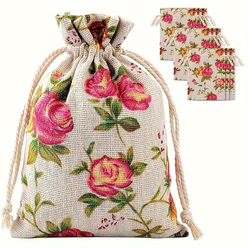 25pcs Rose Burlap Drawstring Craft Bags, Ornament Jewelry Storage Christmas Gift Bag, Scented Sachet, Burlap Tote Bag 25pcs
25pcs Rose Burlap Drawstring Craft Bags, Ornament Jewelry Storage Christmas Gift Bag, Scented Sachet, Burlap Tote Bag 25pcs