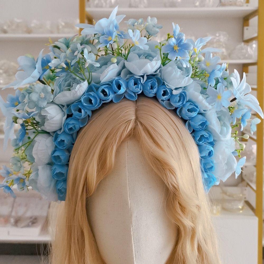Cloth Ethnic Style Flower Headband Headdress Women Hair Bands Hanfu Silk Flower Hair Hoop Party
Cloth Ethnic Style Flower Headband Headdress Women Hair Bands Hanfu Silk Flower Hair Hoop Party