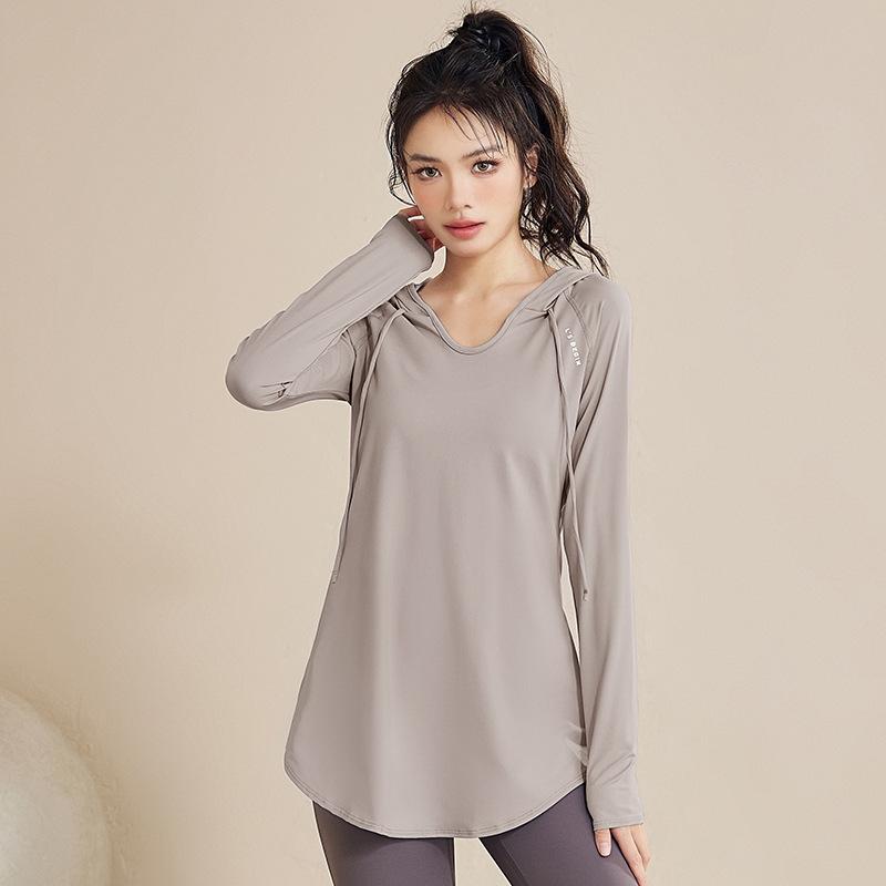 Women s Long Sleeve Quick-Dry Sports Top - Slimming, Hip-Covering Yoga Wear for Autumn/Winter, Plus Size Available L
Women s Long Sleeve Quick-Dry Sports Top - Slimming, Hip-Covering Yoga Wear for Autumn/Winter, Plus Size Available L