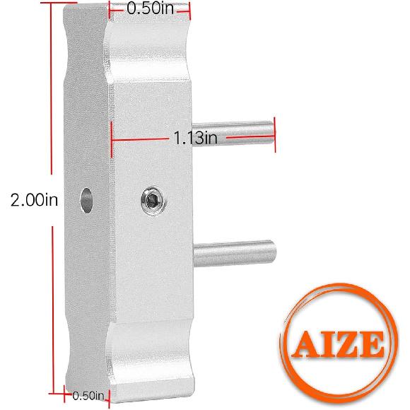 Aluminum Self-Centering Scribe Precision Height Gauge Scriber Center Finder Line Measuring Tool for Wood/Metal/,Scribe Doweling Jig
Aluminum Self-Centering Scribe Precision Height Gauge Scriber Center Finder Line Measuring Tool for Wood/Metal/,Scribe Doweling Jig