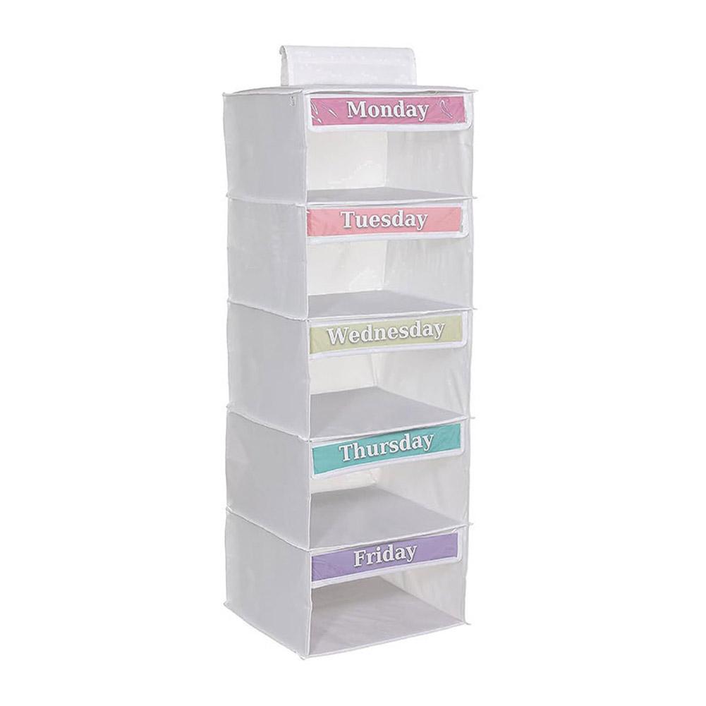 Weekly Label 5-Shelf Storage Hanging Bag Multi-Purpose Wall Organizer For Dorm Room Phone Essentials Holder Space Saving New
Weekly Label 5-Shelf Storage Hanging Bag Multi-Purpose Wall Organizer For Dorm Room Phone Essentials Holder Space Saving New