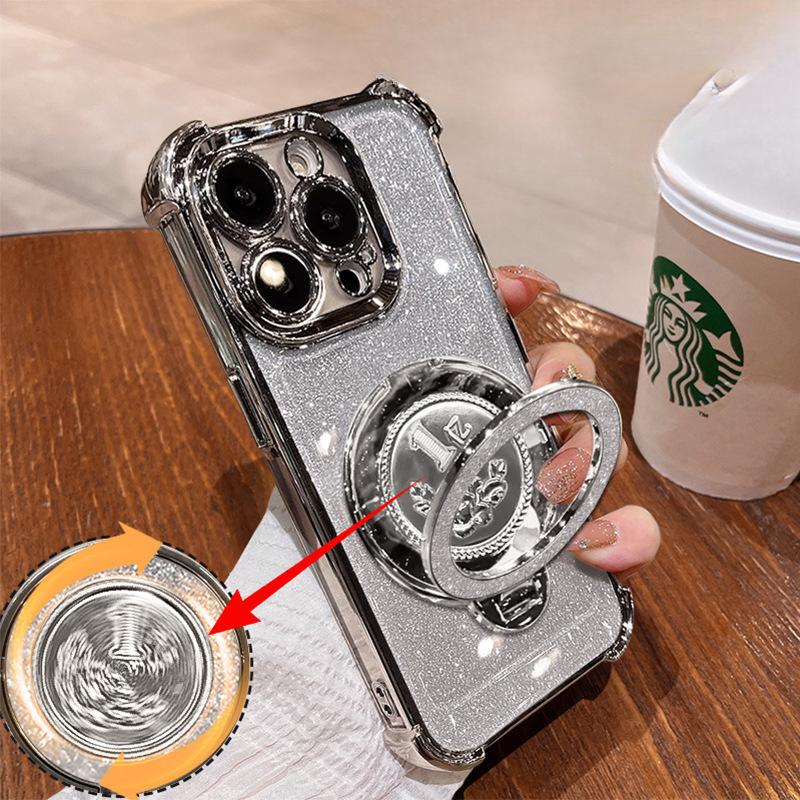 Вращающаяся блестящая подставка подходит для чехлов для телефонов Apple 15promax, 16e гальванизированный противоударный 14 силиконовый iphone 11 ProMax
Вращающаяся блестящая подставка подходит для чехлов для телефонов Apple 15promax, 16e гальванизированный противоударный 14 силиконовый iphone 11 ProMax