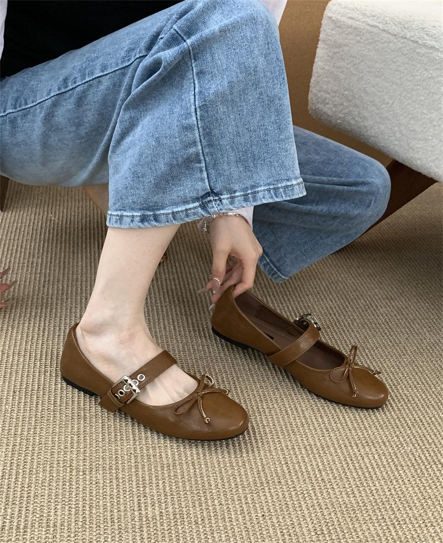 Leather~ Leather shoes French single shoes women s flat bottom new light mouth ballet shoes bow retro Mary Jane shoes 39 верблюд
Leather~ Leather shoes French single shoes women s flat bottom new light mouth ballet shoes bow retro Mary Jane shoes 39 верблюд