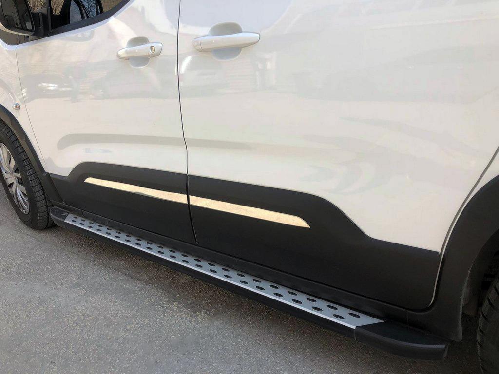 door moldings (stainless steel) Carmos - Turkish steel for Peugeot Partner/Rifter 2019-
door moldings (stainless steel) Carmos - Turkish steel for Peugeot Partner/Rifter 2019-