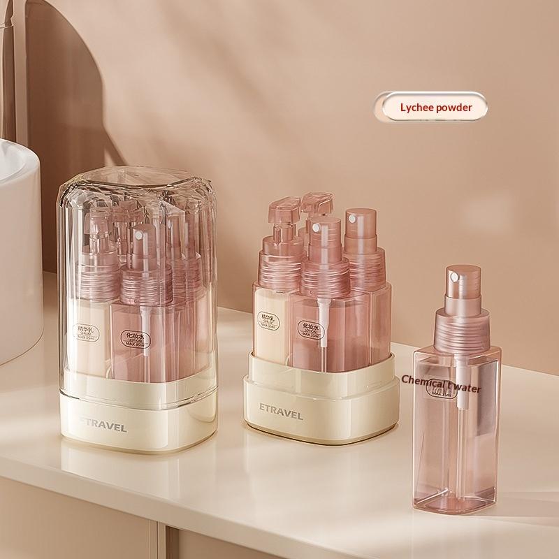 4-in-1 Travel Split Bottle Set Empty Reusable Cosmetics Bottles Leak Proof Containers For Toiletries Water Cream Spray Bottle рожевий
4-in-1 Travel Split Bottle Set Empty Reusable Cosmetics Bottles Leak Proof Containers For Toiletries Water Cream Spray Bottle рожевий