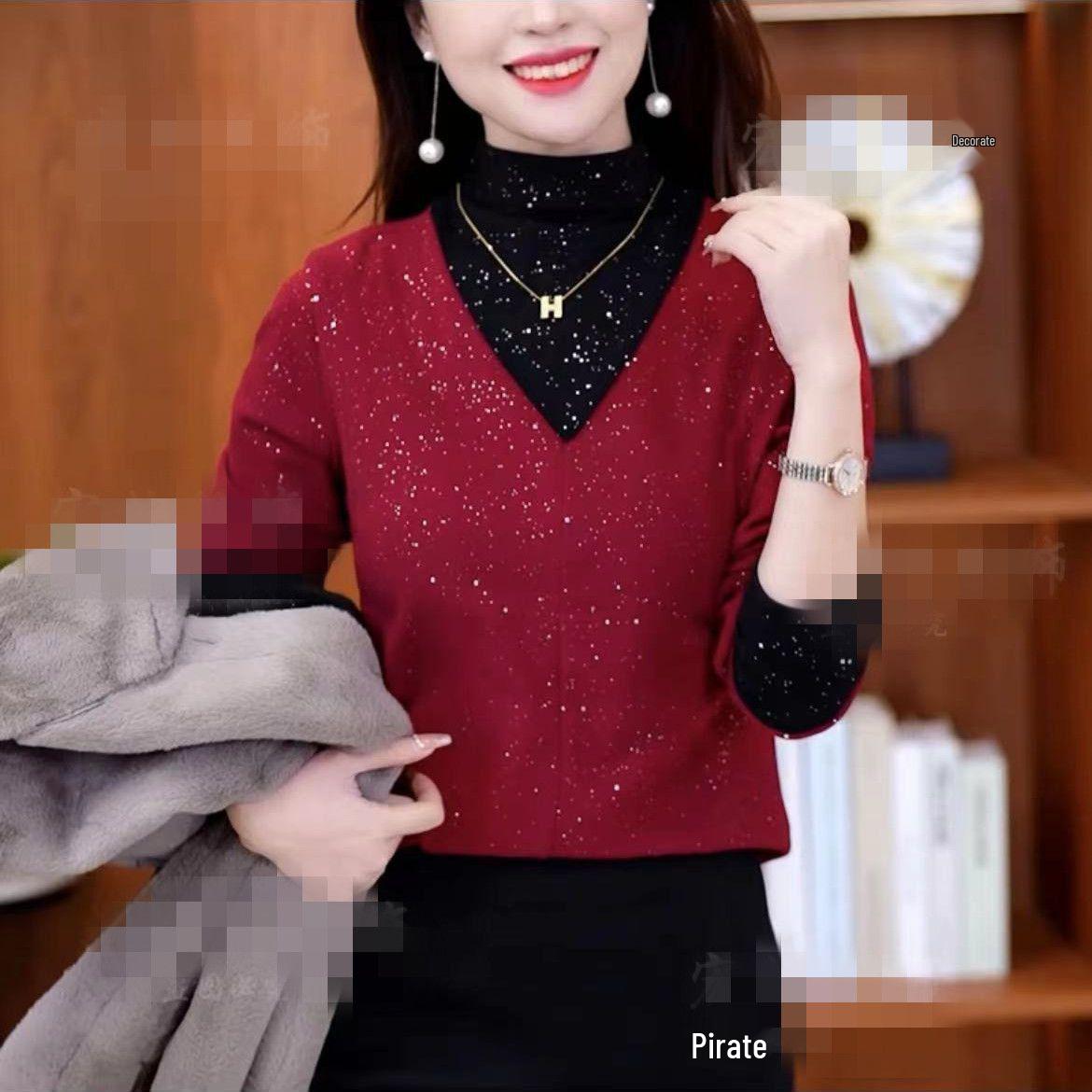 Women s 2024 Double-Sided Velvet Long-Sleeve Shirt – Chic, Versatile Autumn/Winter Top 2XL for 135-145 jin
Women s 2024 Double-Sided Velvet Long-Sleeve Shirt – Chic, Versatile Autumn/Winter Top 2XL for 135-145 jin