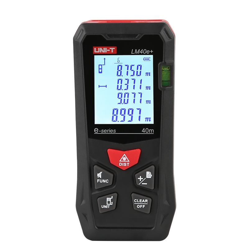 UNI-T LM40E+ LM60E+ Digital Tape Measure Handheld Laser Rangefinder Distance Meter Tape Build Measure Device Electronic Ruler LM40E PRO
UNI-T LM40E+ LM60E+ Digital Tape Measure Handheld Laser Rangefinder Distance Meter Tape Build Measure Device Electronic Ruler LM40E PRO