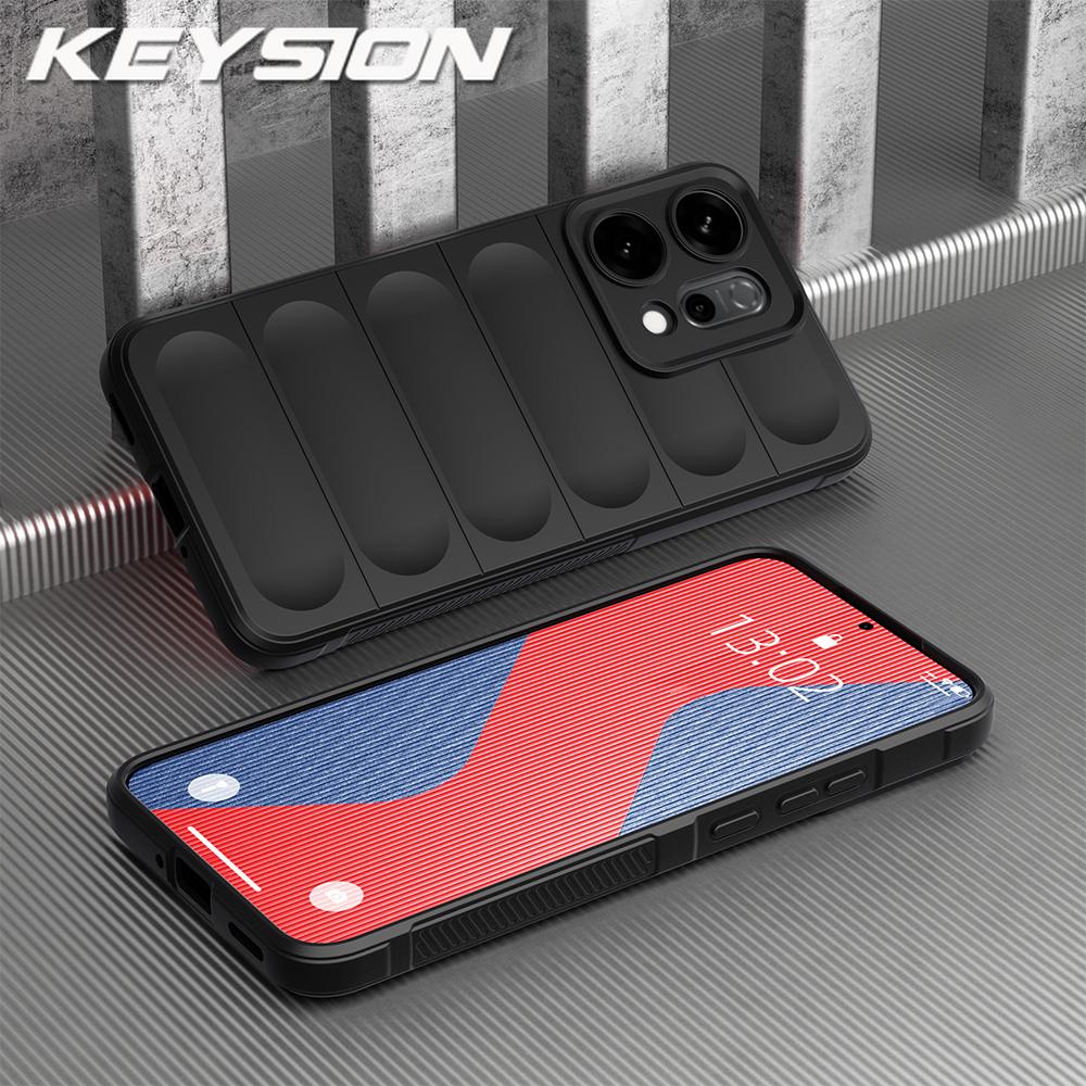 KEYSION Противоударный матовый чехол для OPPO Reno14 Pro 5G Противоскользящая мягкая силиконовая задняя крышка для телефона для OPPO Reno 14 5G 14 Pro for OPPO Reno14 5G чёрный
KEYSION Противоударный матовый чехол для OPPO Reno14 Pro 5G Противоскользящая мягкая силиконовая задняя крышка для телефона для OPPO Reno 14 5G 14 Pro for OPPO Reno14 5G чёрный