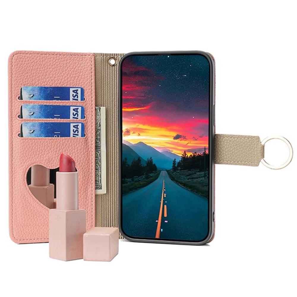 For Samsung Galaxy S25+ Case Mirror Wallet Leather Phone Cover with Chain Shoulder Strap White
For Samsung Galaxy S25+ Case Mirror Wallet Leather Phone Cover with Chain Shoulder Strap White