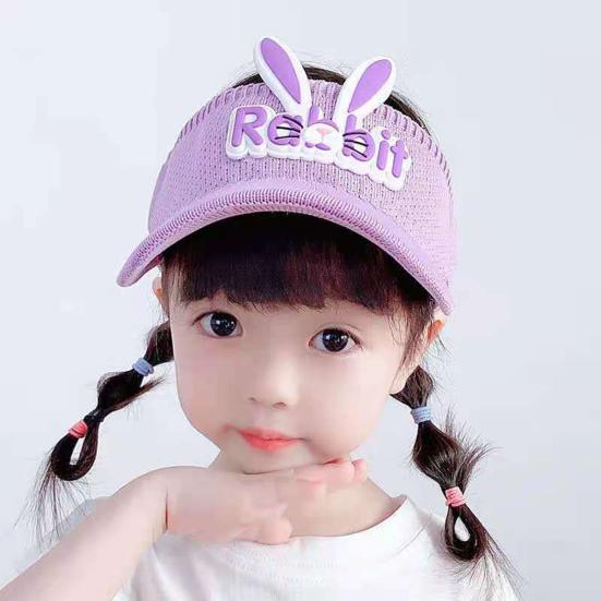 Yousheng Kids Baseball Hat Empty Top 3D Rabbit Ears Lovely Sun Protection Polyester Summer Hat Beach Sun Visor Hat Outdoor Supply циан 
Yousheng Kids Baseball Hat Empty Top 3D Rabbit Ears Lovely Sun Protection Polyester Summer Hat Beach Sun Visor Hat Outdoor Supply циан