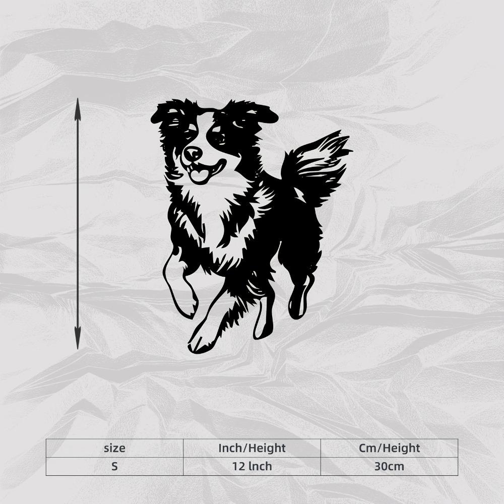 Border Collie Metal Wall Art Sculpture Weather Resistant Dog Lover Gift Garden Fence Living Room Decor Christmas New Year 1pc S/30cm/12inch
Border Collie Metal Wall Art Sculpture Weather Resistant Dog Lover Gift Garden Fence Living Room Decor Christmas New Year 1pc S/30cm/12inch