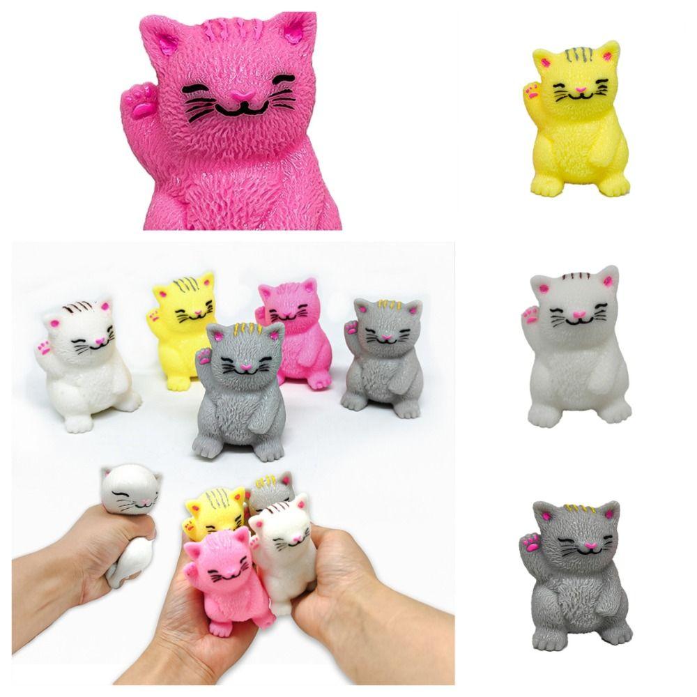 Мультяшная игрушка с медленным отскоком в форме кошки, игрушка для снятия стресса, медленно растущая игрушка для сжатия, офисных работников
Мультяшная игрушка с медленным отскоком в форме кошки, игрушка для снятия стресса, медленно растущая игрушка для сжатия, офисных работников