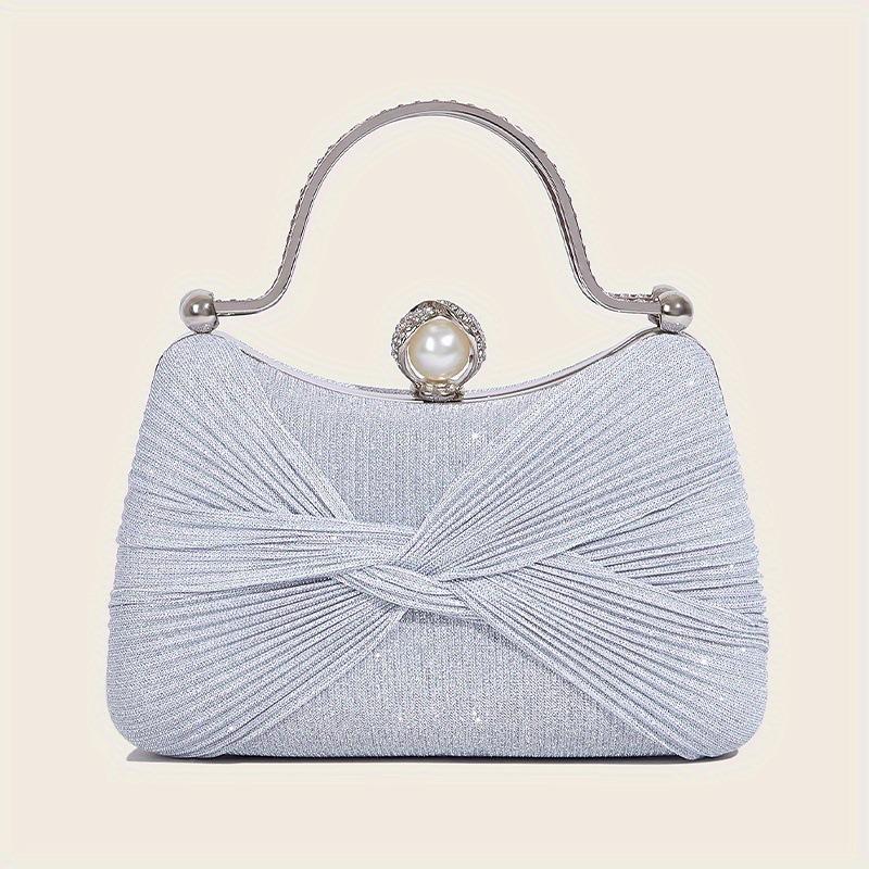 1pcs Pleated Evening Clutch Shoulder Handbag Party Shoulder Purse Mini Women s Evening Bag срібний
1pcs Pleated Evening Clutch Shoulder Handbag Party Shoulder Purse Mini Women s Evening Bag срібний