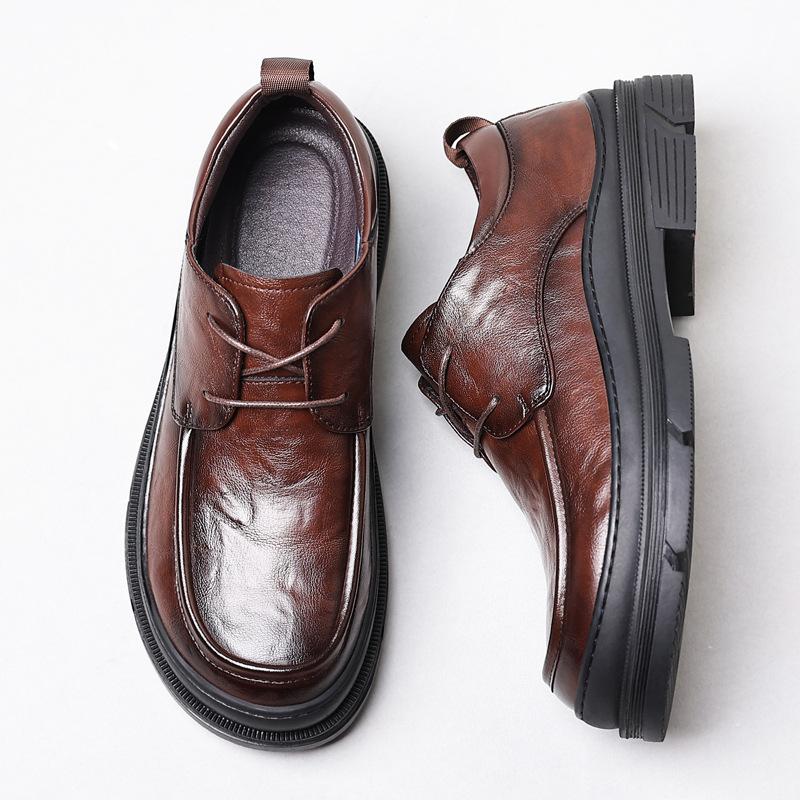 Осенние лоферы с ручным управлением в британском стиле ретро, мужская обувь ручной работы из натуральной кожи, деловая кожаная обувь без шнуровки с круглым носком 44 коричневый
Осенние лоферы с ручным управлением в британском стиле ретро, мужская обувь ручной работы из натуральной кожи, деловая кожаная обувь без шнуровки с круглым носком 44 коричневый