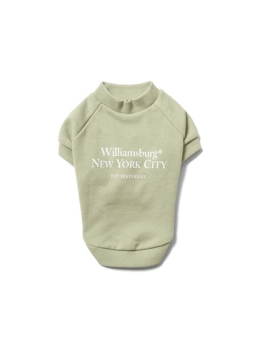 Williamsburg NewYorkCity Classic Logo Dog Sweat Shirt_Light Green L
Williamsburg NewYorkCity Classic Logo Dog Sweat Shirt_Light Green L