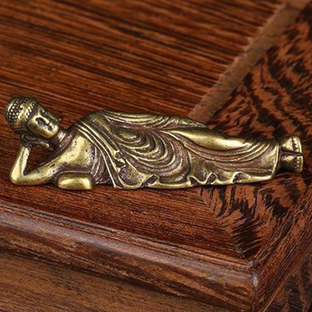 XITAO Antique Copper Guanyin Sleeping Buddha Statue Desk Decorations Home Decor Craft Solid Pure Brass Buddha Small Ornament Figurines HJF0621 40mm*12mm
XITAO Antique Copper Guanyin Sleeping Buddha Statue Desk Decorations Home Decor Craft Solid Pure Brass Buddha Small Ornament Figurines HJF0621 40mm*12mm
