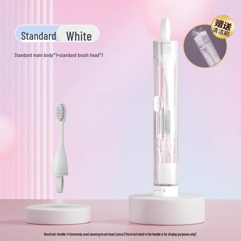 Портативная ортодонтическая зубная щетка со встроенной зубной пастой и мягкой щетиной для межзубных промежутков при брекетах и коррекции зубов Standard brush head set + free cleaning brush белый
Портативная ортодонтическая зубная щетка со встроенной зубной пастой и мягкой щетиной для межзубных промежутков при брекетах и коррекции зубов Standard brush head set + free cleaning brush белый