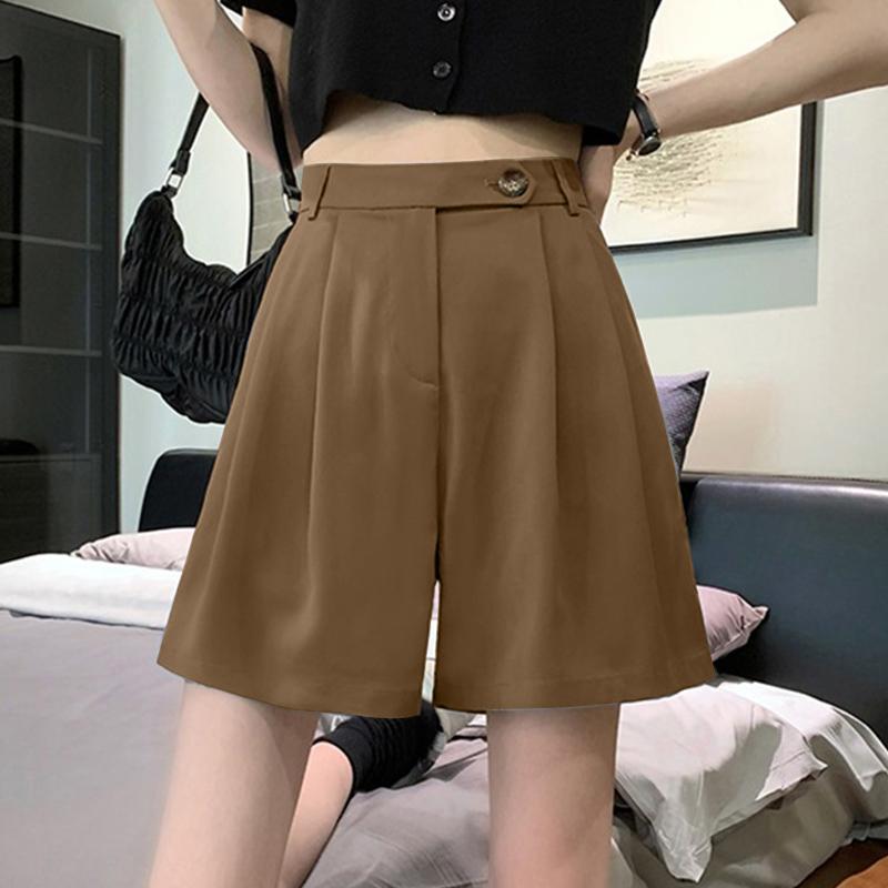 VONDA Женские плиссированные простые шорты, свободные брюки
VONDA Женские плиссированные простые шорты, свободные брюки