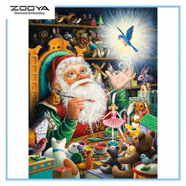 ZOOYA Diy 5d Круглая / квадратная мозаика Живопись Алмазная вышивка Живопись Рождественская серия Вышивка крестиком Домашнее украшение 
ZOOYA Diy 5d Круглая / квадратная мозаика Живопись Алмазная вышивка Живопись Рождественская серия Вышивка крестиком Домашнее украшение