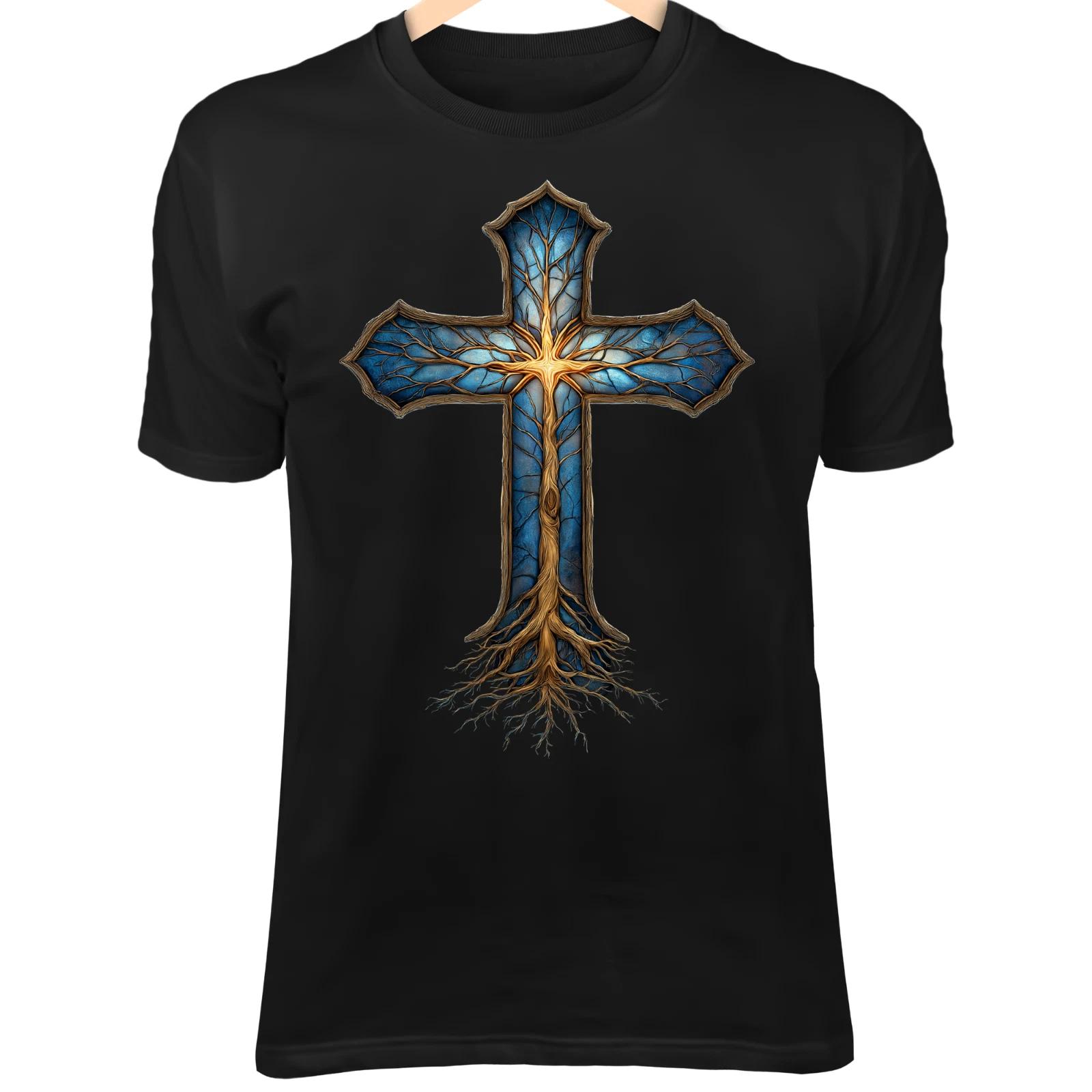 Sacred Cross T-Shirt – Bone & Light Symbol, Glowing Roots, Gothic Spiritual Art S
Sacred Cross T-Shirt – Bone & Light Symbol, Glowing Roots, Gothic Spiritual Art S