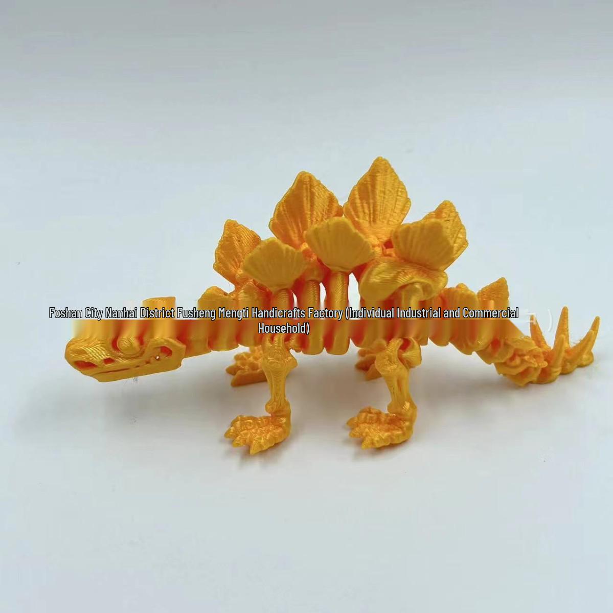 3D Printed Stegosaurus Dinosaur Skeleton Transforming Ornament Figure Gift Craft Toy
3D Printed Stegosaurus Dinosaur Skeleton Transforming Ornament Figure Gift Craft Toy