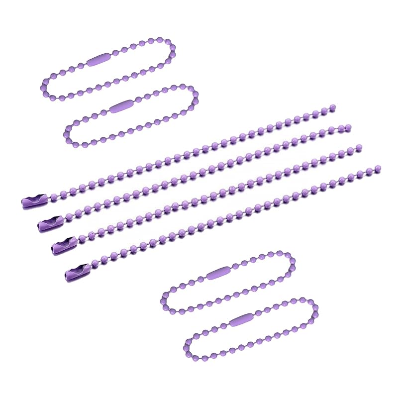 ball chain key ring accessories handmade DIY 100 pieces set NYANDELMO (12cm Diameter 2.4mm purple)
ball chain key ring accessories handmade DIY 100 pieces set NYANDELMO (12cm Diameter 2.4mm purple)