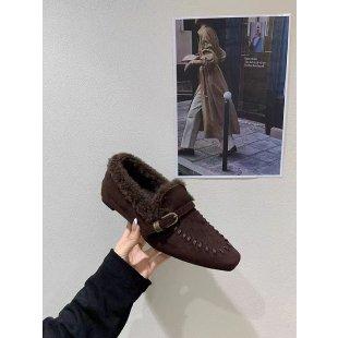 Wool Shoes Women s 2026 Autumn and Winter New Wear Pointed Toe Slip-on Plus Velvet Bean Shoes Warm Cotton Shoes 35
Wool Shoes Women s 2026 Autumn and Winter New Wear Pointed Toe Slip-on Plus Velvet Bean Shoes Warm Cotton Shoes 35