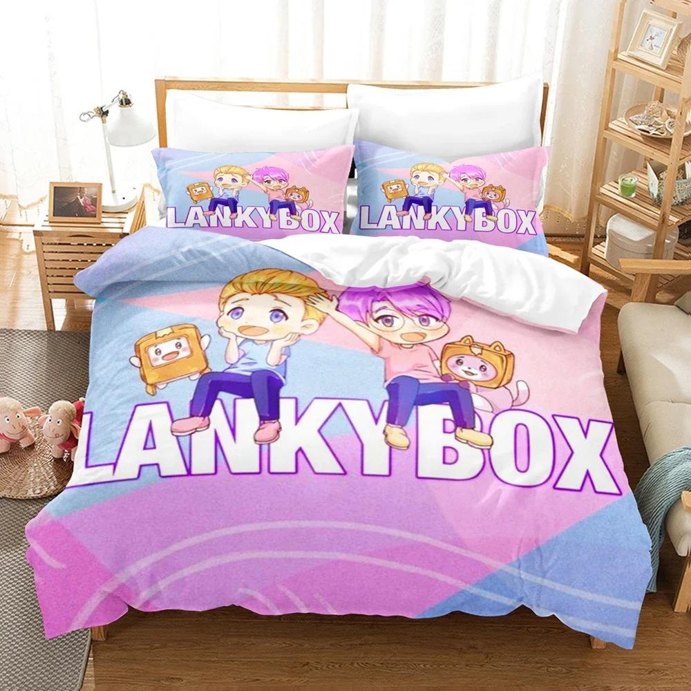 Lankybox Foxy Boxy Bedding Sets Single Twin Full Queen King Size Bed Linen Kids Girls Bedroom Decor Cartoon Duvet Cover Set Gift 70x133cm 2pcs
Lankybox Foxy Boxy Bedding Sets Single Twin Full Queen King Size Bed Linen Kids Girls Bedroom Decor Cartoon Duvet Cover Set Gift 70x133cm 2pcs