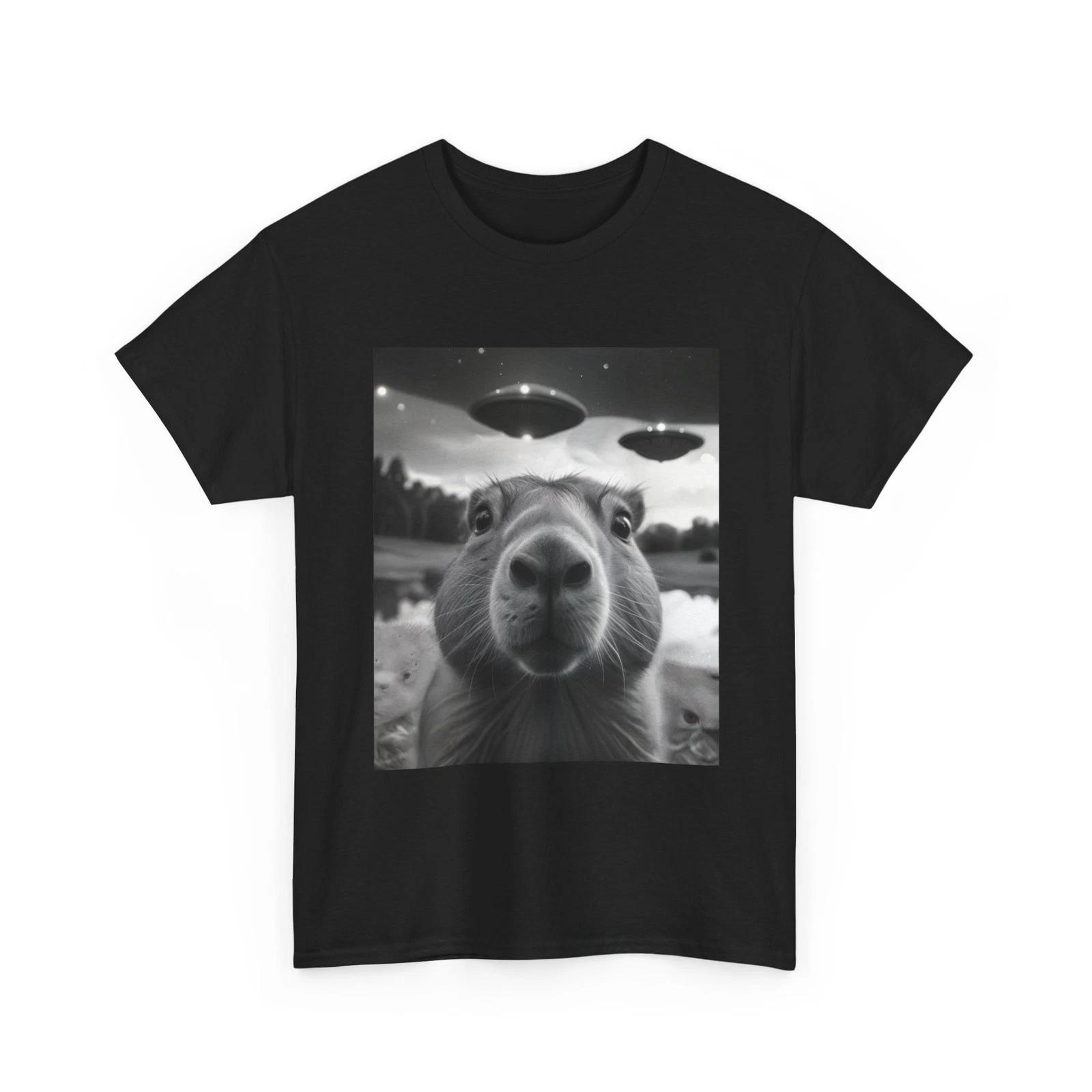 Capybara UFOs Shirt, Space Lovers Rodentology Rodents Animals Shirt XL
Capybara UFOs Shirt, Space Lovers Rodentology Rodents Animals Shirt XL